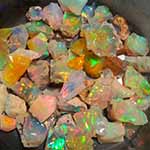 Ethiopian White Welo Opal